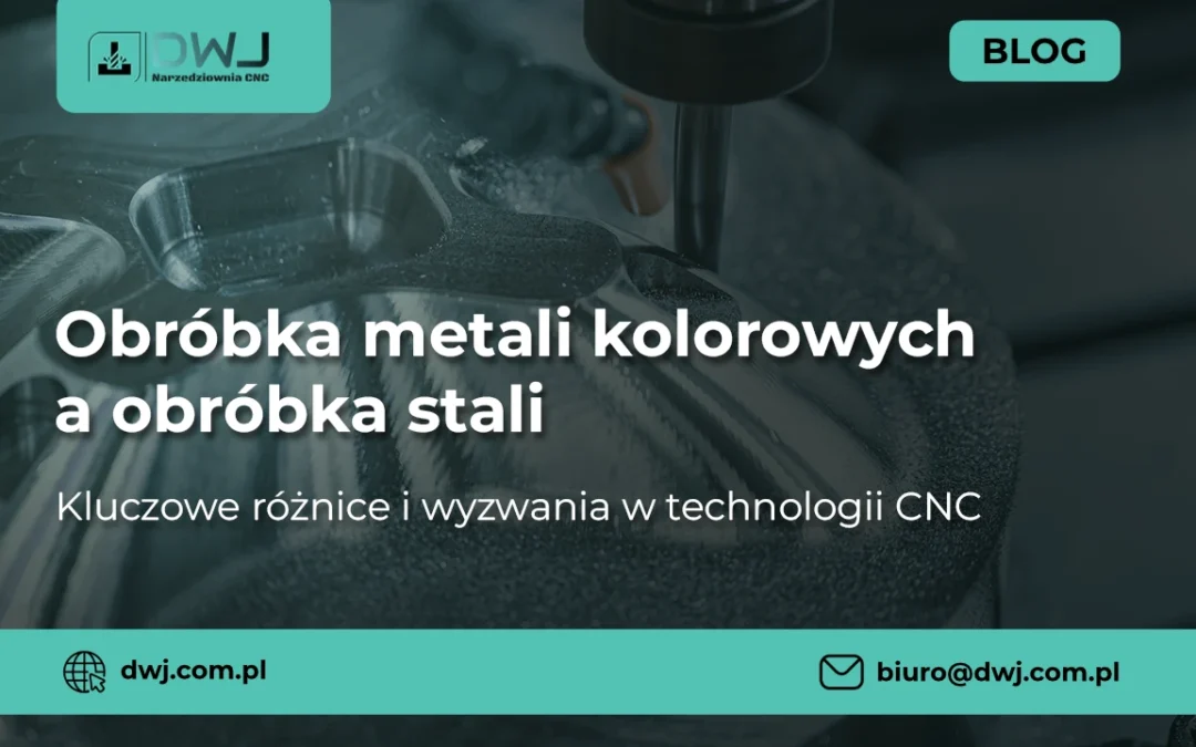 Obróbka metali kolorowych a obróbka stali – kluczowe różnice i wyzwania w technologii CNC