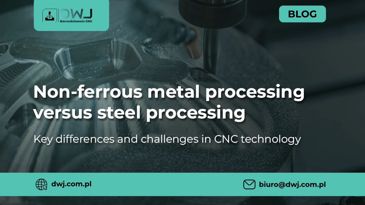 Obróbka metali kolorowych a obróbka stali – kluczowe różnice i wyzwania w technologii CNC