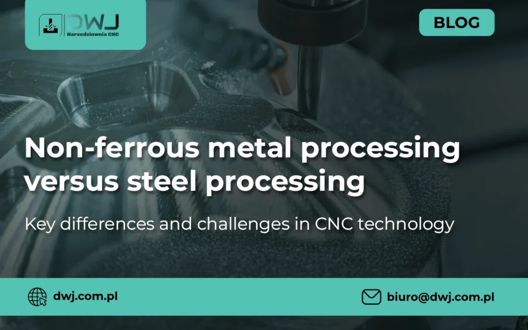 Non-ferrous metal machining versus steel machining – key differences and challenges in CNC technology